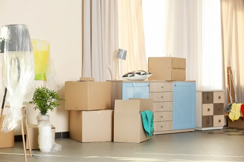 Man and van service helping with a local move in White City
