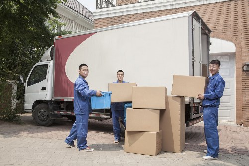Man with van service loading furniture in White City