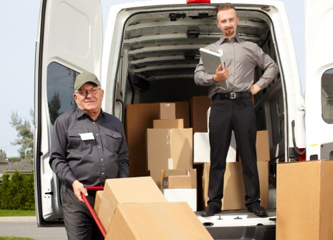 Illustration representing Man With Van Whitecity modern slavery commitment