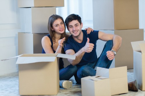 Furniture pick-up and careful handling guidance