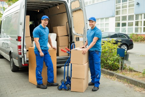 Packing boxes and preparing for a White City move
