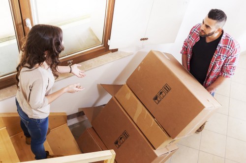 Risk assessment and careful handling during a van move