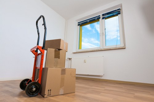 Local movers supporting an office or commercial move in White City