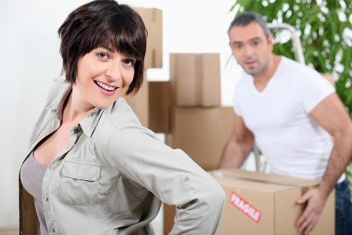 Furniture moving support for a White City residential property