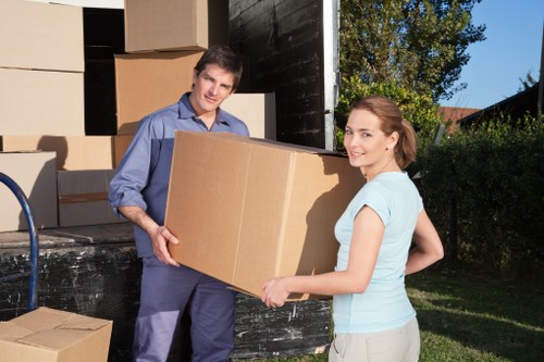 Local moving truck ready for residential and commercial removals in White City